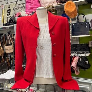 Dior Vibrant Red Women's Blazer